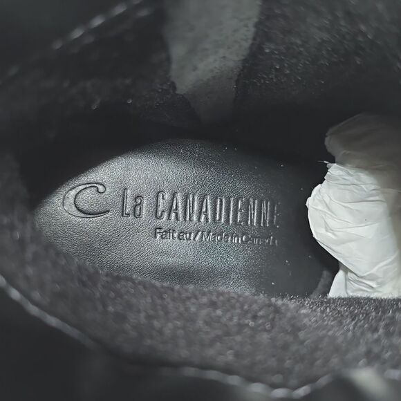 NIB LA CANADIENNE SHAI LEATHER BOOTIE SIZE 5.5 - Picture 10 of 12